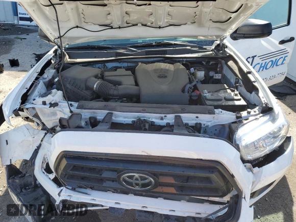 2022 Toyota Tacoma SR z VIN 3TYRZ5CN7NT021180, wystawiony jako Copart lot #52555875 z przebiegiem 66 535 mil mil oraz Nie do naprawy • Non repairable. Historia ofert i sprzedaży dostępna na DreamBid. Obrazek 11.