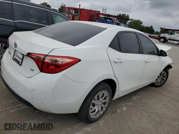 2019 Toyota Corolla L with VIN 5YFBURHE6KP872662, listed as a Copart auction lot 66572744 with 146,425 mi miles and Salvage Title. Bid and sale history available at DreamBid. Image 3.