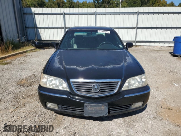 2004 Acura RL w/Navigation System with VIN JH4KA96624C004656, listed as a Copart auction lot 77021014 with 158,857 mi miles and Salvage Title. Bid and sale history available at carsss.com. Image 5.