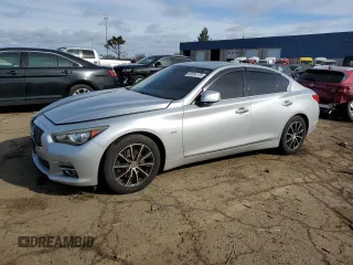 2017 Infiniti Q50 3.0t Premium with VIN JN1EV7AR3HM833778, listed as a Copart auction lot 50554175 with 92,356 mi miles and Clean Title. Bid and sale history available at carsss.com. Image 1.