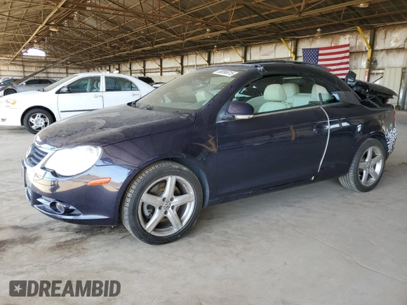 2007 Volkswagen Eos 2.0T с VIN WVWDA71F27V049675, выставлен на аукционе Copart как лот 58096615 с пробегом 106 678 миль миль и Списание • Salvage title. История ставок и продаж доступна на DreamBid. Изображение 1.