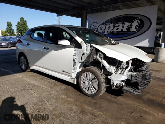 2019 Nissan LEAF SV with VIN 1N4AZ1CP9KC310549, listed as a Copart auction lot 62319525 with 58,778 mi miles and Salvage title. Bid and sale history available at DreamBid. Image 4.