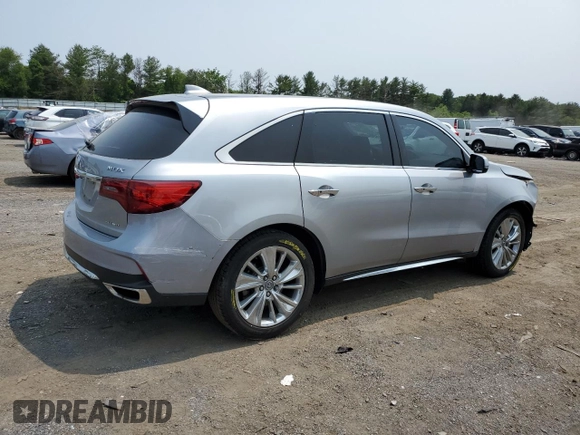 2017 Acura MDX Technology z VIN 5J8YD4H56HL008212, wystawiony jako Copart lot #59303895 z przebiegiem 5 145 mil mil oraz Szkoda całkowita • Salvage title. Historia ofert i sprzedaży dostępna na DreamBid. Obrazek 3.