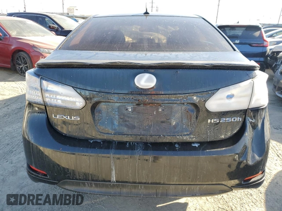 2010 Lexus HS with VIN JTHBB1BA4A2016589, listed as a Copart auction lot 78937444 with 160,236 mi miles and Clean Title. Bid and sale history available at carsss.com. Image 6.