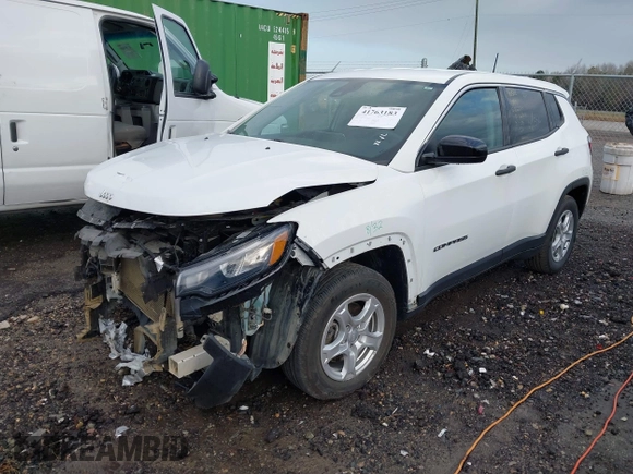 2022 Jeep Compass Sport z VIN 3C4NJCAB4NT121306, wystawiony jako IAAI lot #41763183 z przebiegiem 20 589 mil mil oraz . Historia ofert i sprzedaży dostępna na DreamBid. Obrazek 20.