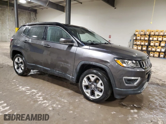 2021 Jeep Compass Limited z VIN 3C4NJDCB8MT604489, wystawiony jako Copart lot #88995645 z przebiegiem 49 357 mil mil oraz Czysty tytuł • Clean title. Historia ofert i sprzedaży dostępna na DreamBid. Obrazek 4.