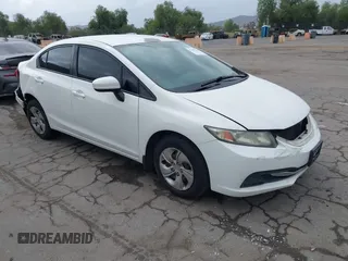 2014 Honda Civic Sedan LX with VIN 2HGFB2F50EH557224, listed as a IAAI auction lot 42105114 with 175,815 mi miles. Bid and sale history available at carsss.com. Image 1.