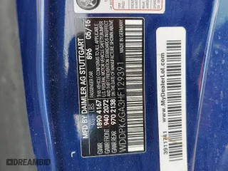 2017 Mercedes-Benz SLC with VIN WDDPK6GA3HF129391, listed as a Copart auction lot 42953505 with 41,151 mi miles and Salvage Title. Bid and sale history available at carsss.com. Image 12.
