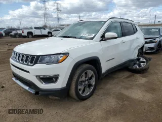 2020 Jeep Compass Limited с VIN 3C4NJCCB2LT128992, выставлен на аукционе Copart как лот 51911605 с пробегом 97 885 миль миль и Списание • Salvage title. История ставок и продаж доступна на DreamBid. Изображение 1.
