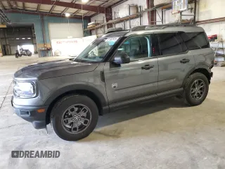 2021 Ford Bronco Sport Big Bend with VIN 3FMCR9B66MRA84691, listed as a Copart auction lot 57982875 with 18,672 mi miles and Salvage title. Bid and sale history available at DreamBid. Image 1.