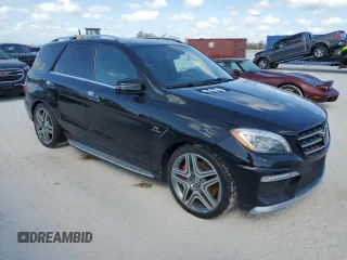 2015 Mercedes-Benz M 63 AMG with VIN 4JGDA7EB1FA470876, listed as a Copart auction lot 77074354 with Not Provided miles and Salvage Title. Bid and sale history available at carsss.com. Image 4.