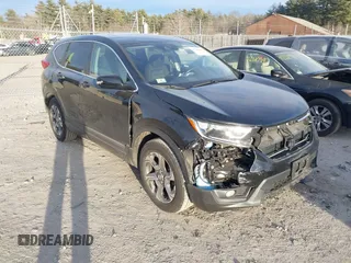 2019 Honda CR-V EX with VIN 2HKRW2H50KH615669, listed as a IAAI auction lot 41208659 with 81,486 mi miles. Bid and sale history available at carsss.com. Image 1.