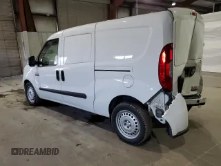 2022 Ram ProMaster City Cargo Tradesman with VIN ZFBHRFAB8N6Y66743, listed as a Copart auction lot 52385654 with 24,675 mi miles and Salvage Title. Bid and sale history available at DreamBid. Image 2.