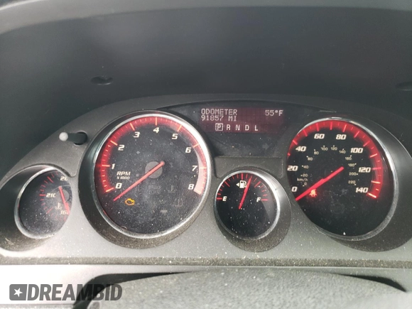 2008 GMC Acadia SLT1 with VIN 1GKEV23728J199090, listed as a Copart auction lot 48636274 with 91,857 mi miles and Non Repairable. Bid and sale history available at DreamBid. Image 9.