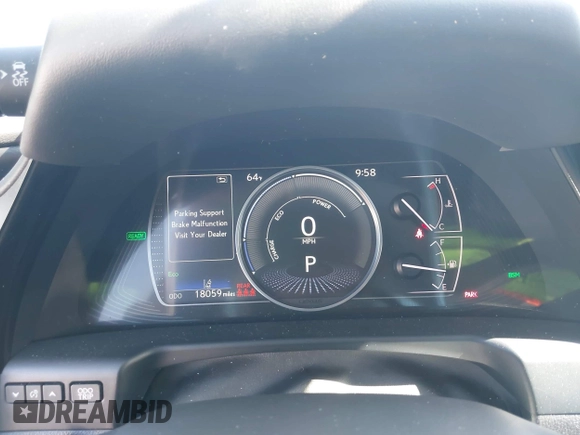 2022 Lexus ES 300h with VIN 58ADA1C15NU026266, listed as a IAAI auction lot 42121610 with 18,059 mi miles and . Bid and sale history available at DreamBid. Image 7.