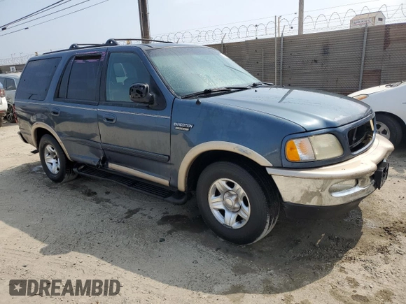1998 Ford Expedition XLT with VIN 1FMRU17L8WLA61813, listed as a Copart auction lot 64687765 with 200,502 mi miles and Salvage title. Bid and sale history available at DreamBid. Image 4.