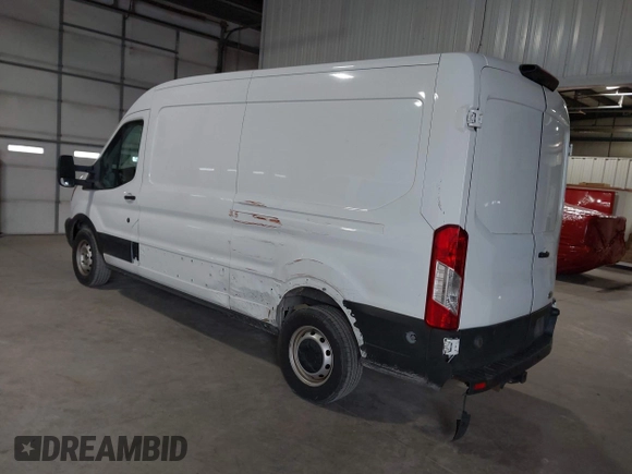 2019 Ford Transit with VIN 1FTBW2CM6KKB73059, listed as a IAAI auction lot 42143526 with 114,147 mi miles. Bid and sale history available at carsss.com. Image 3.