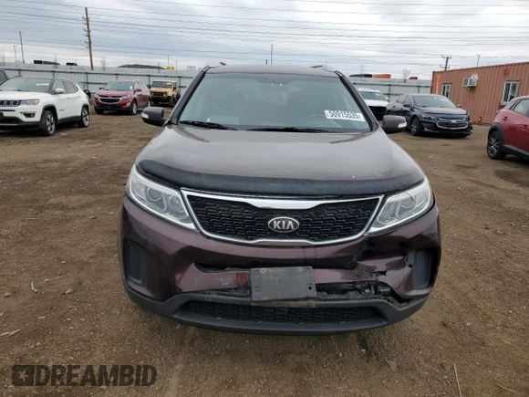 2014 Kia Sorento LX with VIN 5XYKT4A75EG458041, listed as a Copart auction lot 50915535 with 163,789 mi miles and Salvage Title. Bid and sale history available at carsss.com. Image 5.