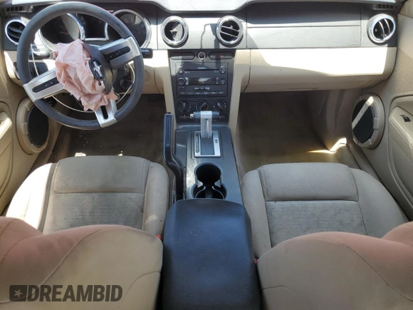 2005 Ford Mustang Deluxe with VIN 1ZVFT80N155171312, listed as a Copart auction lot 57504585 with 141,922 mi miles and Salvage title. Bid and sale history available at DreamBid. Image 8.
