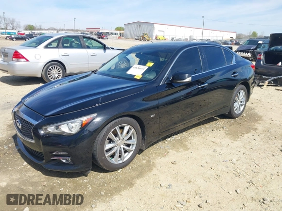 2016 Infiniti Q50 3.0t Premium with VIN JN1EV7AR4GM345731, listed as a IAAI auction lot 41836075 with 88,682 mi miles. Bid and sale history available at carsss.com. Image 18.
