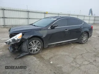 2016 Kia Cadenza Premium with VIN KNALN4D71G5221534, listed as a Copart auction lot 57098144 with 77,783 mi miles and Salvage Title. Bid and sale history available at carsss.com. Image 1.