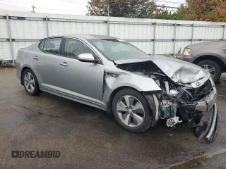 2014 Kia Optima Hybrid EX with VIN KNAGN4AD2E5069076, listed as a Copart auction lot 79523534 with 93,504 mi miles and Salvage Title. Bid and sale history available at carsss.com. Image 4.