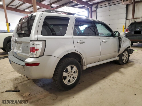 2008 Mercury Mariner with VIN 4M2CU91158KJ54291, listed as a Copart auction lot 46111055 with 96,059 mi miles and Salvage Title. Bid and sale history available at carsss.com. Image 3.