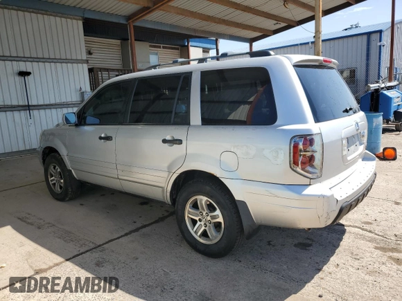 2005 Honda Pilot EX-L with VIN 5FNYF18525B053461, listed as a Copart auction lot 51463315 with 199,458 mi miles and Salvage title. Bid and sale history available at DreamBid. Image 2.
