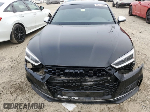 2019 Audi S5 Sportback Premium Plus z VIN WAUB4CF53KA014745, wystawiony jako Copart lot #75128624 z przebiegiem 71 446 mil mil oraz Czysty tytuł • Clean title. Historia ofert i sprzedaży dostępna na DreamBid. Obrazek 5.