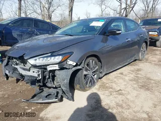 2019 Nissan Maxima S with VIN 1N4AA6AV0KC373884, listed as a IAAI auction lot 41585114 with 190,811 mi miles. Bid and sale history available at carsss.com. Image 6.