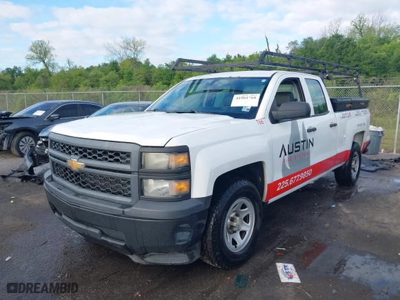 2015 Chevrolet Silverado 1500 LS with VIN 1GCRCPEC1FZ236204, listed as a IAAI auction lot 41961768 with 259,108 mi miles. Bid and sale history available at carsss.com. Image 2.