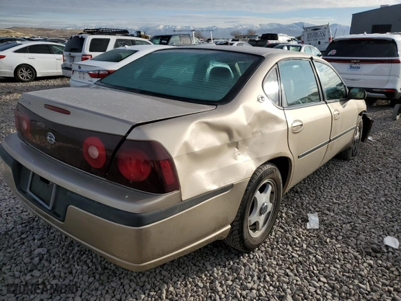 2004 Chevrolet Impala with VIN 2G1WF52E749168933, listed as a Copart auction lot 47833445 with 91,206 mi miles and Salvage Title. Bid and sale history available at carsss.com. Image 3.