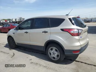 2017 Ford Escape S with VIN 1FMCU0F77HUE25995, listed as a Copart auction lot 56180845 with 105,006 mi miles and Salvage title. Bid and sale history available at DreamBid. Image 2.