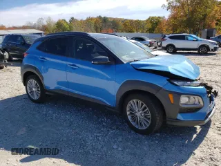 2018 Hyundai Kona SEL with VIN KM8K2CAA4JU145110, listed as a Copart auction lot 75627364 with 46,001 mi miles and Salvage Title. Bid and sale history available at carsss.com. Image 4.