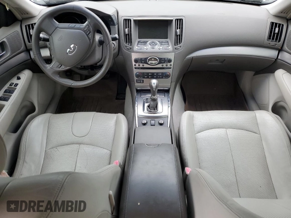 2011 Infiniti G25 x с VIN JN1DV6AR7BM651482, выставлен на аукционе Copart как лот 58501135 с пробегом 118 045 миль миль и Списание • Salvage title. История ставок и продаж доступна на DreamBid. Изображение 8.