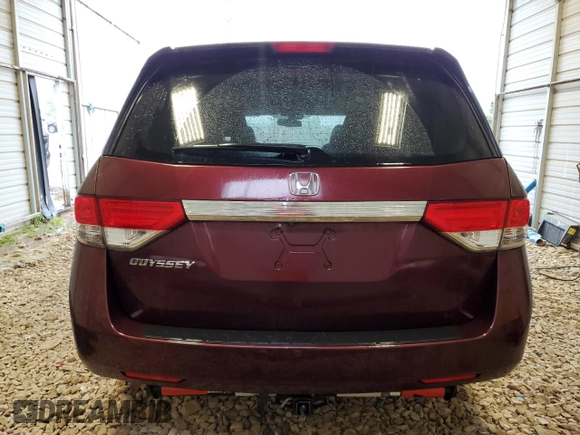 2017 Honda Odyssey EX-L with VIN 5FNRL5H68HB026542, listed as a Copart auction lot 51836965 with 53,562 mi miles and Salvage Title. Bid and sale history available at DreamBid. Image 6.