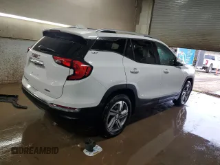 2019 GMC Terrain SLT with VIN 3GKALVEV4KL157909, listed as a Copart auction lot 50470345 with 11,902 mi miles and Salvage Title. Bid and sale history available at carsss.com. Image 3.