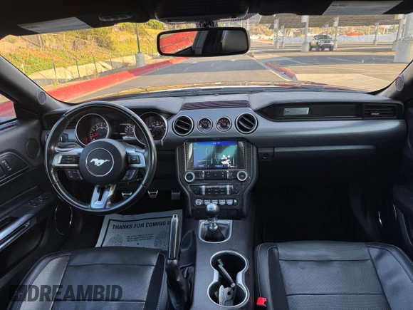 2019 Ford Mustang GT with VIN 1FA6P8CF8K5168730, listed as a Copart auction lot 62222515 with 42,889 mi miles and Salvage title. Bid and sale history available at DreamBid. Image 9.