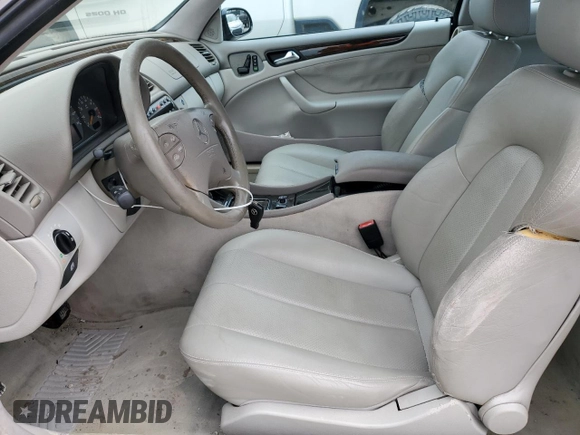 2002 Mercedes-Benz CLK 320/430 with VIN WDBLJ70G42F199391, listed as a Copart auction lot 50912095 with 274,802 mi miles and Salvage Title. Bid and sale history available at DreamBid. Image 7.