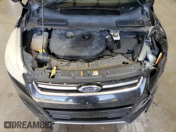 2016 Ford Escape Titanium with VIN 1FMCU0J91GUB09161, listed as a Copart auction lot 50027315 with 106,784 mi miles and Salvage Title. Bid and sale history available at carsss.com. Image 13.
