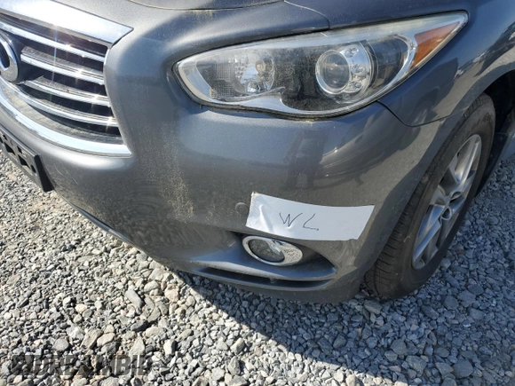 2015 Infiniti QX60 with VIN 5N1AL0MMXFC506575, listed as a Copart auction lot 48435245 with 61,198 mi miles and Salvage Title. Bid and sale history available at DreamBid. Image 12.