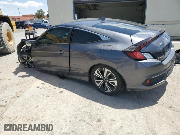 2016 Honda Civic EX-T z VIN 2HGFC3B33GH359702, wystawiony jako Copart lot #54943425 z przebiegiem Nie podano mil oraz Szkoda całkowita • Salvage title. Historia ofert i sprzedaży dostępna na DreamBid. Obrazek 2.