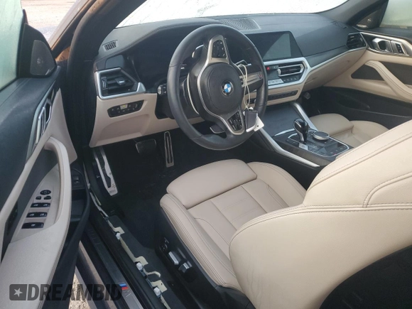 2023 BMW 4 Series 430i with VIN WBA23AT01PCL43892, listed as a Copart auction lot 74666634 with 16,544 mi miles and Non Repairable. Bid and sale history available at carsss.com. Image 8.