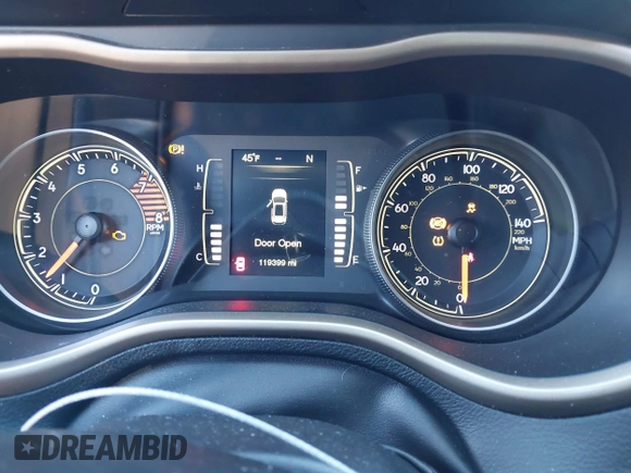 2016 Jeep Cherokee Latitude with VIN 1C4PJLCS1GW222001, listed as a IAAI auction lot 41068661 with 119,399 mi miles. Bid and sale history available at carsss.com. Image 7.