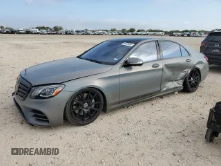 2019 Mercedes-Benz S-Class S 560 with VIN WDDUG8DB1KA436754, listed as a Copart auction lot 80425054 with 66,049 mi miles and Salvage Title. Bid and sale history available at carsss.com. Image 1.