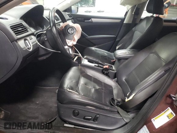 2013 Volkswagen Passat SE with VIN 1VWBH7A39DC090351, listed as a Copart auction lot 45760715 with 167,404 mi miles and Salvage Title. Bid and sale history available at carsss.com. Image 7.