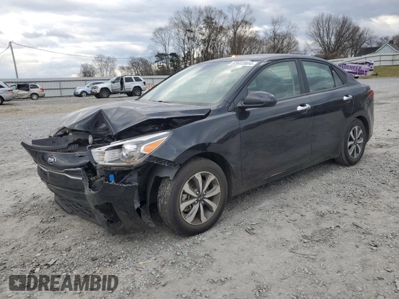 2021 Kia Rio S with VIN 3KPA24AD6ME415442, listed as a Copart auction lot 83603904 with 58,834 mi miles and Salvage Title. Bid and sale history available at carsss.com. Image 1.