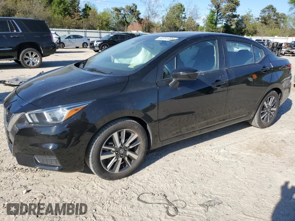 2021 Nissan Versa SV with VIN 3N1CN8EV9ML873386, listed as a Copart auction lot 53281305 with 61,140 mi miles and Salvage Title. Bid and sale history available at DreamBid. Image 1.