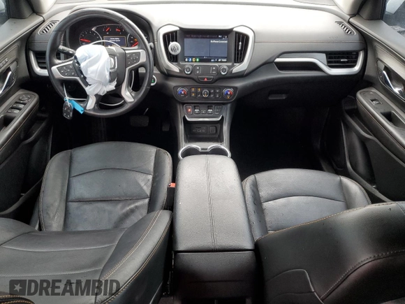 2020 GMC Terrain SLT with VIN 3GKALVEV2LL311292, listed as a Copart auction lot 57262385 with 76,642 mi miles and Salvage title. Bid and sale history available at DreamBid. Image 8.