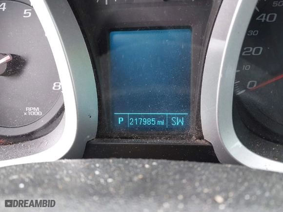 2013 Chevrolet Equinox LS with VIN 2GNALBEK4D6327829, listed as a IAAI auction lot 41779176 with 217,985 mi miles. Bid and sale history available at carsss.com. Image 7.